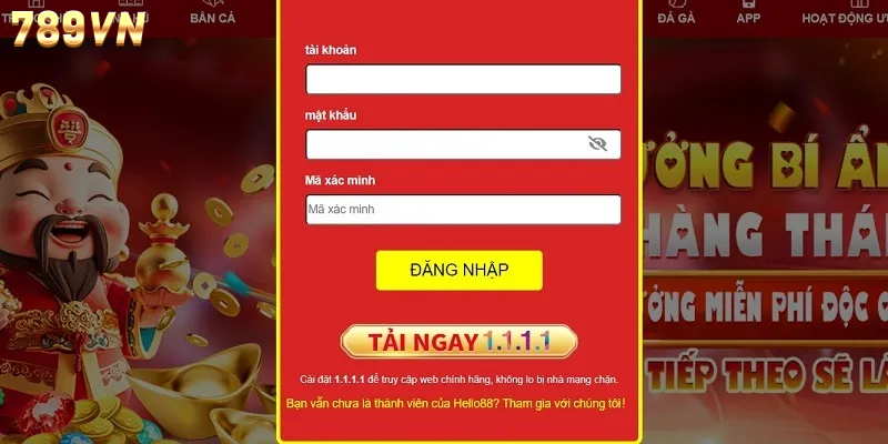 đĂNG NHẬP 789vn